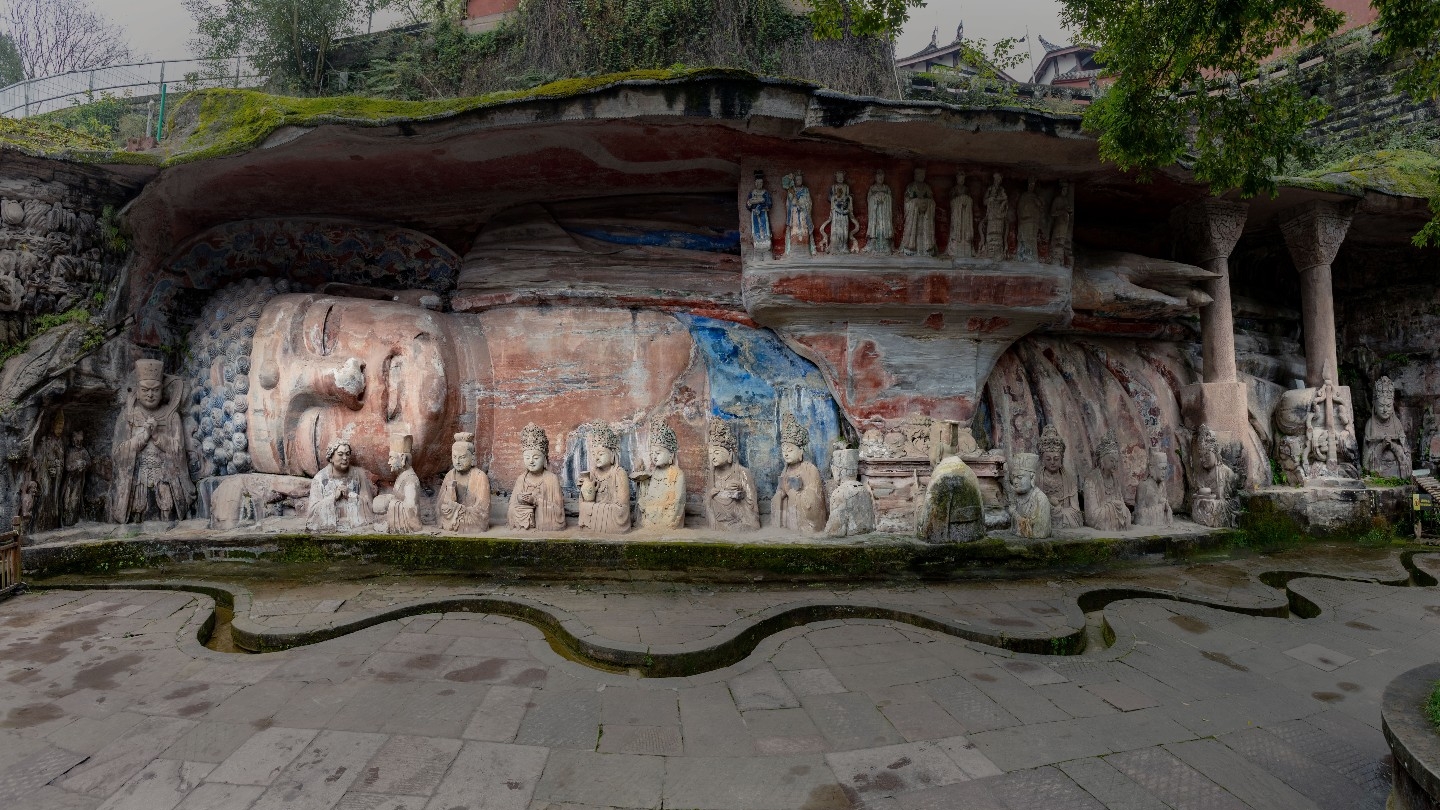 大足石刻一景。受访者供图